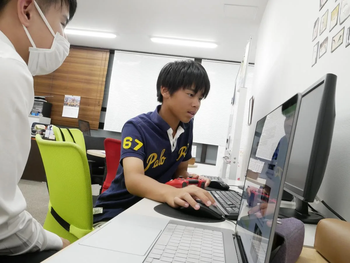 真剣に取り組む姿